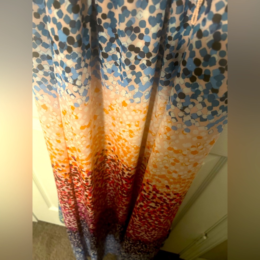 Floral pattern sleeveless dress